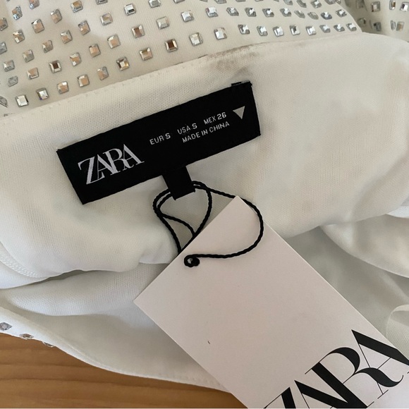 Zara mirrors halter maxi dress white silver - Picture 10 of 16